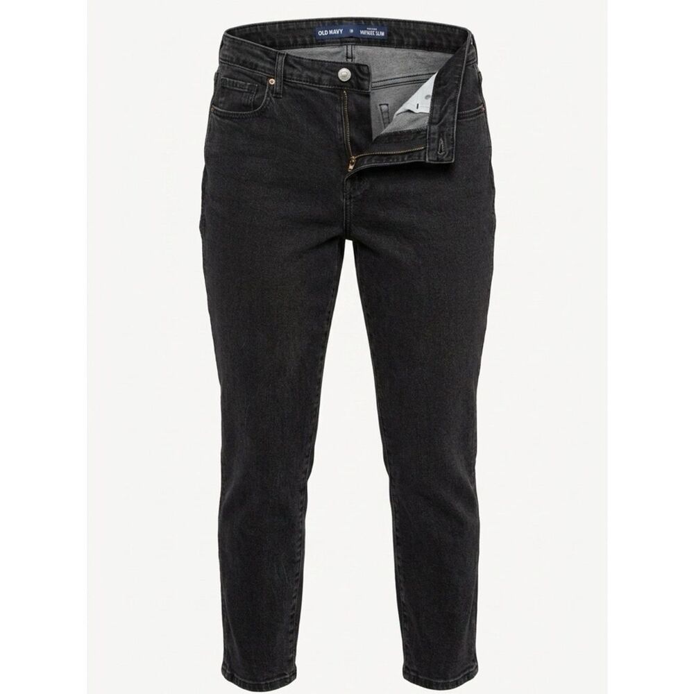 Old Navy Black Vintage Slim High Rise Jeans
